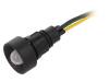 LGY-D10-230ACWK Индикат.лампа: LED; вогнутый; 230ВAC; Отв: O13мм; IP40; пластмасса