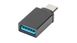 AK-300506-000-S Adapter, USB-C Plug - USB-A Socket