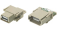 09140014701 Разъем: HAN; модуль; "мама"; Han Modular USB; 1А; 50В; 500циклов
