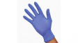 RND 600-00253 [100 шт] Dermagrip Nitrile Extended Cuff Protection Gloves, Blue, Large, Pack of 100 piec