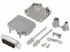 DPPK15-M-HDP-K, Вилка; D-Sub HD; PIN:26; "папа"; экранированный; пайка; на провод, Encitech Connectors