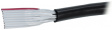 3759/10 Кабель: плоский; круглая; 1,27мм; многопров; Cu; 10x28AWG; ПВХ
