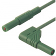 MLS WG 100/2.5 GRUN / GREEN Safety test lead diam. 4 mm green 100 cm CAT III
