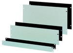30118-299, 19^ front panel, 1 HE / Grey Aluminium Front Panel, 1U, 483 x 43.6mm, Schroff