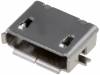 207A-ABA0-R, Гнездо; USB AB micro; SMT; PIN:5; Верс: USB 2.0; позолота, ATTEND