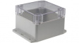 RND 455-00268 Plastic enclosure 120 x 120 x 90 mm light grey PC IP 65