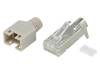 DS1123-13-P88TA-TME-006 Вилка; RJ45; PIN:8; экранированный, с амортизатором; gold flash