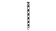 VRA1021 Cable Organizer with G-Ring Hooks, Metal, Black