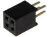 DS1065-03-2*2S8BV Гнездо; штыревое; "мама"; PIN:4; прямой; 1,27мм; THT; 2x2; 1А; 30мОм