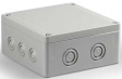 SPCK131306G Cubo S 125 x 125 x 60 мм, 50 мм основание, Pg выбивные отверстие, серая крышка,