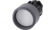 3SU1030-0CB60-0AA0 SIRIUS ACT Push-Button front element Metal, matte, white