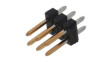 10-89-7060 2.54mm C-Grid Breakaway Header Dual Row Vertical High Temp 6 Circuits 0.76um Gold Selective Plating