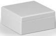 DABP121206G Cubo D 120 x 122 x 56 мм, глухая стенка, серая крышка, ABS, IP 66/67