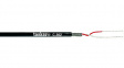 C202 BLACK Microphone cable   2 x0.008 mm\x1a black
