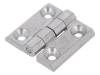 3.ZN60.001 NATURAL Петля; Шир:40мм; сплав алюминия и цинка; натуральный; H:40мм