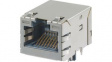 93769-8628 Гнездо; RJ45; MXMag; PIN: 8; экранированный,с LED; позолота; THT