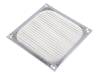 FM-12-TQ, Решетка; 120x120мм; Мат-л: металл; Монтаж: винт, TQSOLUTION