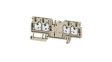 2674550000 Terminal Block, Push-In, 4 Poles, 800V, 24A, 0.5 ... 2.5mm², Beige