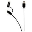 VLMP39400B1.00 2-in-1 USB 2.0 cable 1 m Black