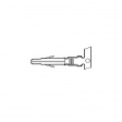 350669-1 Ground pin, 20 AWG-14 AWG, Pre-Tin