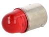 LR-BA15S-24AC/DC, Лампочка LED; красный; BA15S; 24ВDC; 24ВAC, POLAM-ELTA