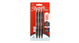 2136596 [3 шт] Marker Pen 0.7mm, Black/Blue/Red, Gel, Medium, 3pcs