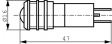 A560219 LED Indicator green