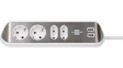 1153590420 Corner Outlet Strip 4x Type F (CEE 7/3)/USB/Type C (CEE 7/16) - Type F (CEE 7/4)
