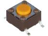 DTSM-61S-V-B Микропереключатель; 1; SPST-NO; 0,05A/12ВDC; SMT; 3,2Н; 6,2x6,2мм