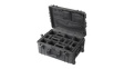 RND 600-00314 Watertight Case with Padded Dividers, Organizer and Trolley, 53.38l, 594x473x270mm, Polypropylene (PP), Black