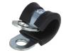 LKD11015 Хомуты; Oпетли: 10мм; W: 15мм; сталь; Материал корпуса: EPDM; W1