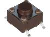 DTSM-62N-V-B Микропереключатель; 1; SPST-NO; 0,05A/12ВDC; SMT; 1,6Н; 6,2x6,2мм
