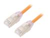 STP28X5MOR Patch cord; F/UTP,TX6A-28™; 6a; однопров; Cu; LSZH; оранжевый