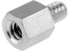 2100X05/4 Дистанцирующая стойка с резьбой; Внутр.резьба: UNC4-40; 5мм