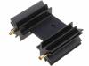 SK104-25STC Радиатор: штампованный; SOT32,TO220,TO3P; черный; L:25,4мм