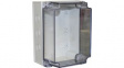 CHDX6-329C X6 Knock Out Enclosure, ABS, Transparent Lid, 125 x 175 x 70 mm, IP66/67, Grey,