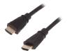 27600, Кабель; HDMI 1.4; вилка HDMI, с обеих сторон; 1,3м; черный, QOLTEC