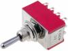 IC4201T1B1M1QE Переключатель: тумблер; 3; 4P3T; ON-OFF-ON; 5A/125ВAC; 5A/28ВDC