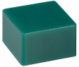 B32-1250 Key cap green 9 x 9 mm