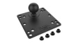 RAM-246U VESA Plate with Ball 6kg 75x75/100x100 Black