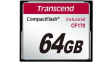 TS64GCF170 Memory Card, CompactFlash, 64GB, 87MB/s, 68MB/s