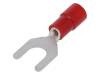 TMEV 1.25Y-5-RED Вилочный; M5; O:4,3мм; 0,3?1,65мм2; обжим; на провод; луженые; медь