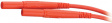 XMF-419 100CM BLACK Safety test lead diam. 4 mm Black 100 cm 2.5 mm2 CAT IV