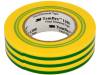 TEMFLEX 1300 19X20 ZOLTO ZIELONA Лента: электроизоляционная; W:19мм; L:20м; D:0,13мм; 125%; 38кВ/мм