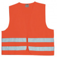 WARNWESTE ORANGE High-visibility waistcoat flourescent orange
