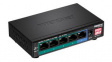 TPE-LG50 PoE Switch, Unmanaged, 1Gbps, 32W, RJ45 Ports 5, PoE Ports 4