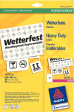 L4775-20 Weatherproof Labels, 20 sheets/20 labels, 210 x 297 mm, Whit