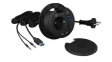 IB-HUB1430-CR Desk USB Hub, 7x USB A Socket/USB C Socket/3.5 mm Jack Socket/SD Card Slot/microSD Card Slot/DE Type F (CEE 7/3) Socket - USB A Plug/3.5 mm Jack/DE Type F (CEE 7/4) Plug