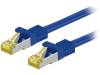 91574 Patch cord; S/FTP; 7; многопров; Cu; LSZH; синий; 0,5м