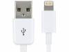 TCAB-210 Кабель; USB 2.0; вилка USB A, вилка Apple Lightning; 1м; белый